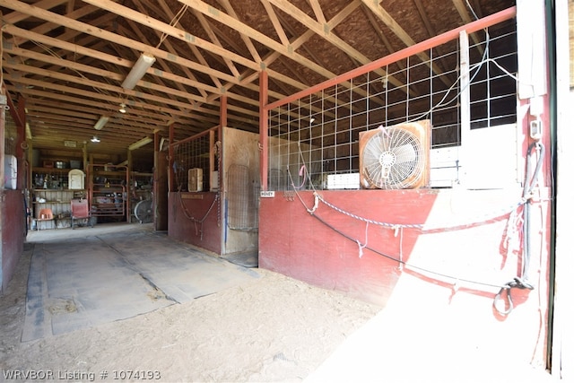 view of stable