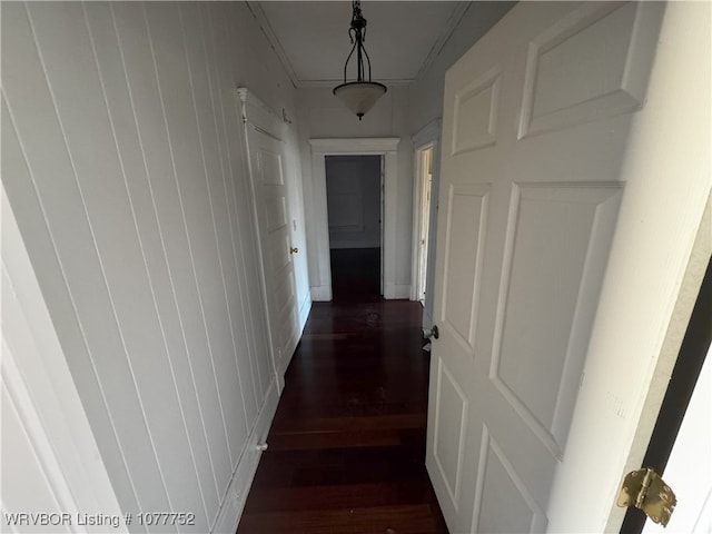 1216 N 13th St, Fort Smith, AR 72901 - hallway featuring dark wood-type flooring