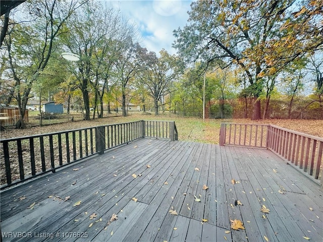 view of deck