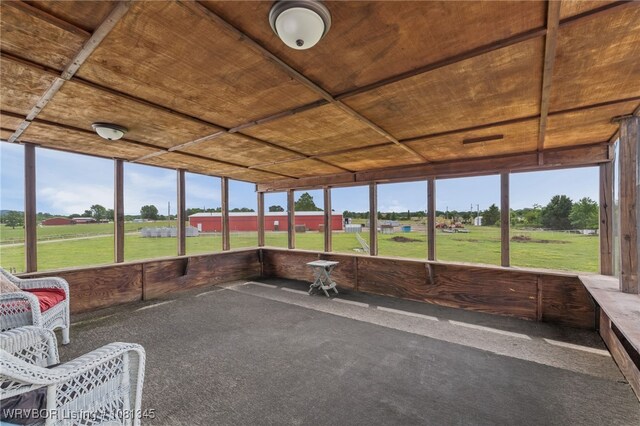 461510 E 1130th Rd, Sallisaw, OK 74955 - unfurnished sunroom with healthy amount of natural light