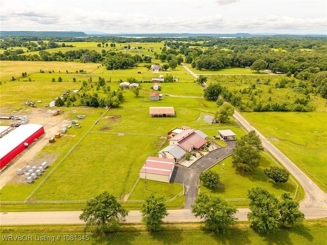 461510 E 1130th Rd, Sallisaw, OK 74955 - overview of rural landscape