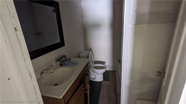 23 Church St, Charleston, AR 72933 - bathroom featuring toilet and vanity