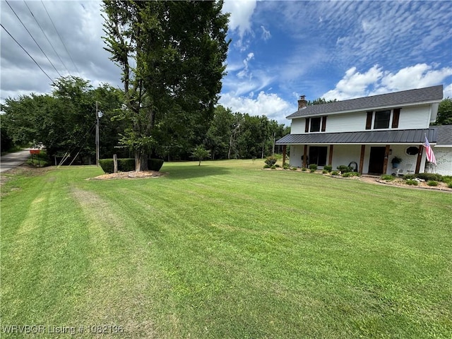 1721 Armistead Rd, Fort Smith, AR 72916 - view of grassy yard featuring covered porch
