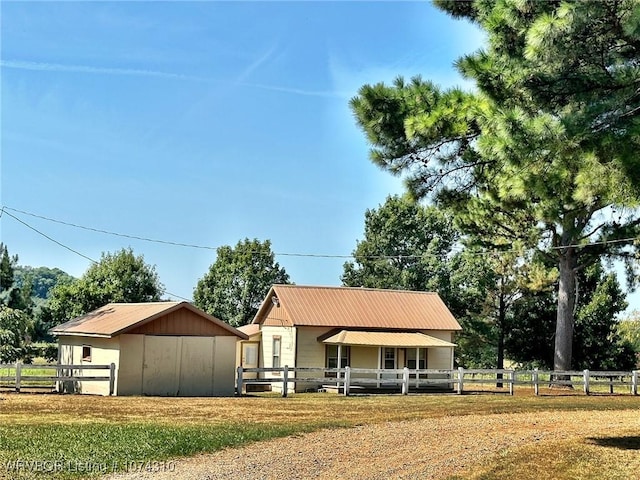 view of front of home