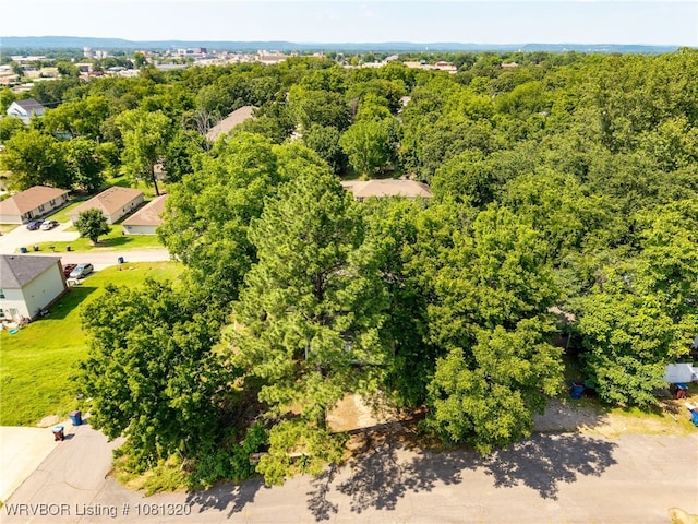 1501 S R St, Fort Smith, AR 72901 - drone / aerial view of a heavily wooded area