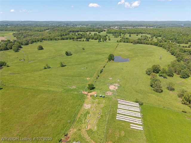 469517 E 1060th Rd, Muldrow, OK 74948 - bird's eye view featuring a rural view