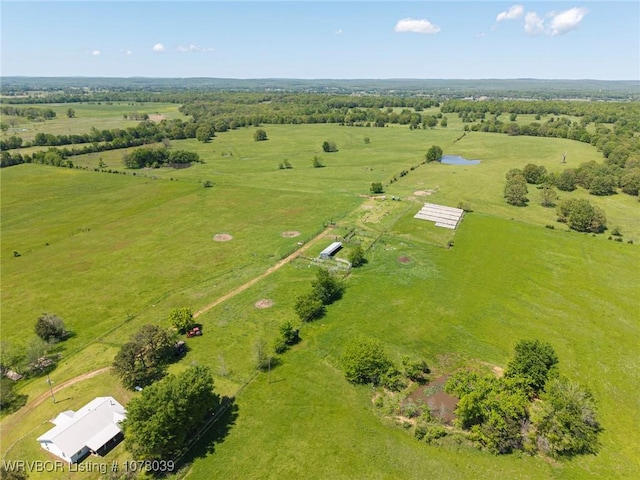 469517 E 1060th Rd, Muldrow, OK 74948 - drone / aerial view with a rural view