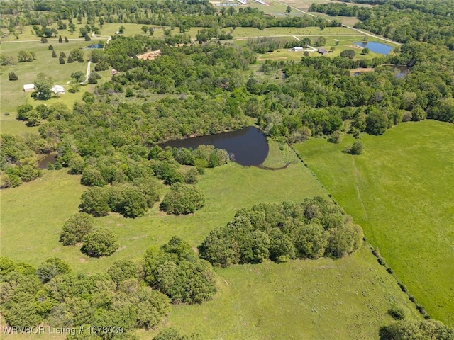 469517 E 1060th Rd, Muldrow, OK 74948 - aerial view with a water view