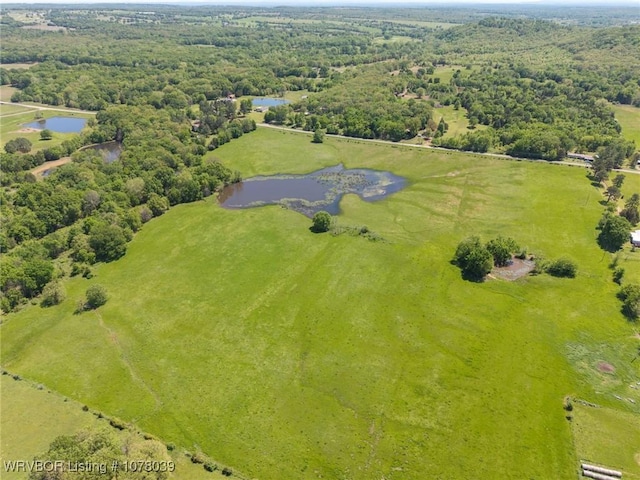 469517 E 1060th Rd, Muldrow, OK 74948 - bird's eye view with a water view