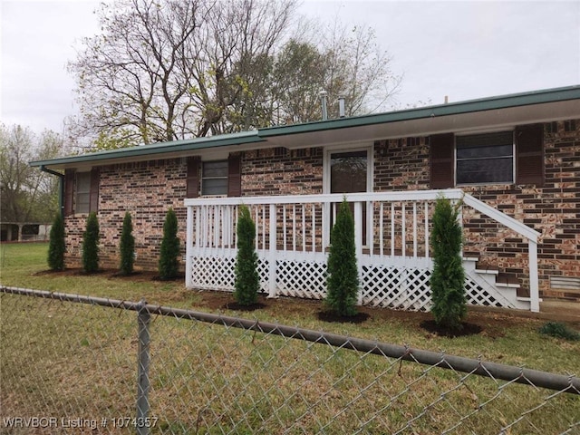 view of rear view of house