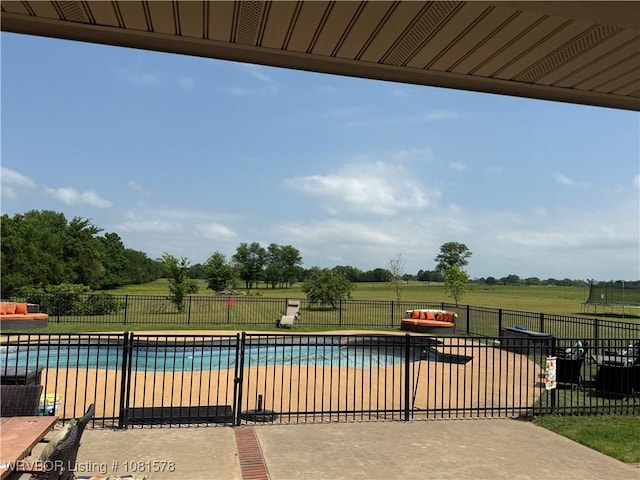 417 N Rattlesnake Rd, Charleston, AR 72933 - view of pool with a patio area