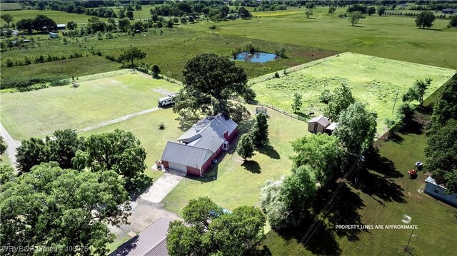 470786 E 1121st Rd, Muldrow, OK 74948 - overview of rural landscape featuring agricultural land