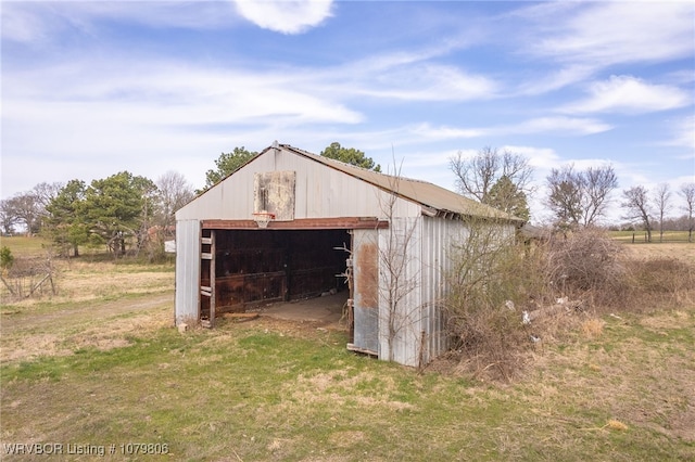 475616 E 1060th Rd, Muldrow, OK 74948 - view of pole building