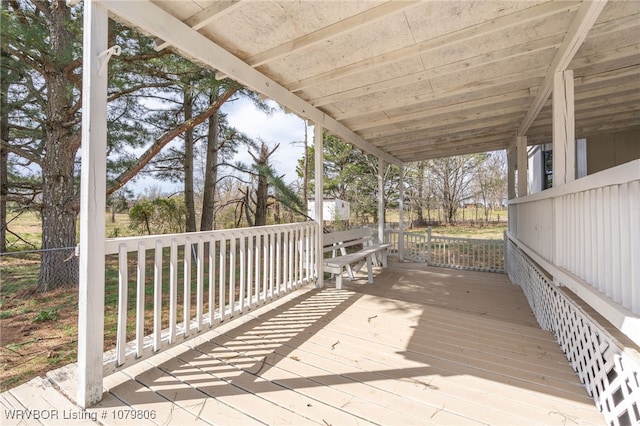 475616 E 1060th Rd, Muldrow, OK 74948 - view of wooden terrace