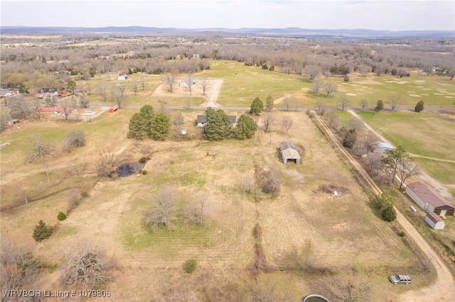 475616 E 1060th Rd, Muldrow, OK 74948 - birds eye view of property with a rural view
