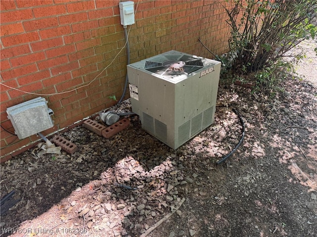 30 Easley Loop, Greenwood, AR 72936 - exterior view of a cooling unit and brick siding