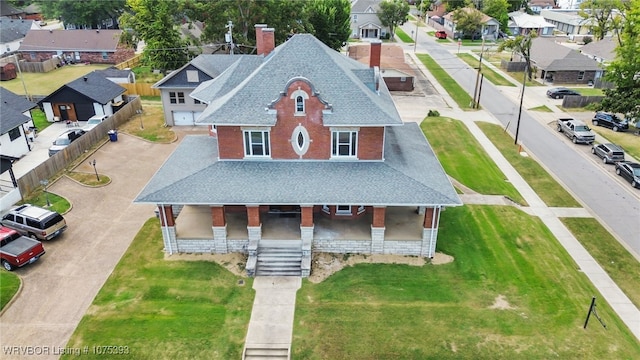 exterior space with a porch