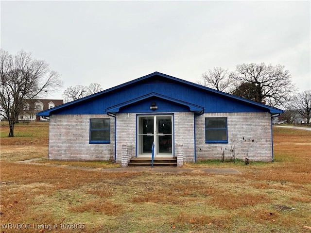 view of rear view of property