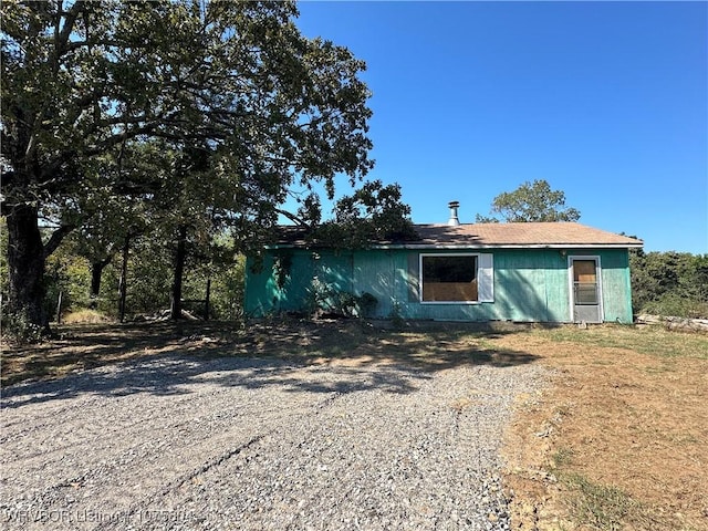 view of front of property