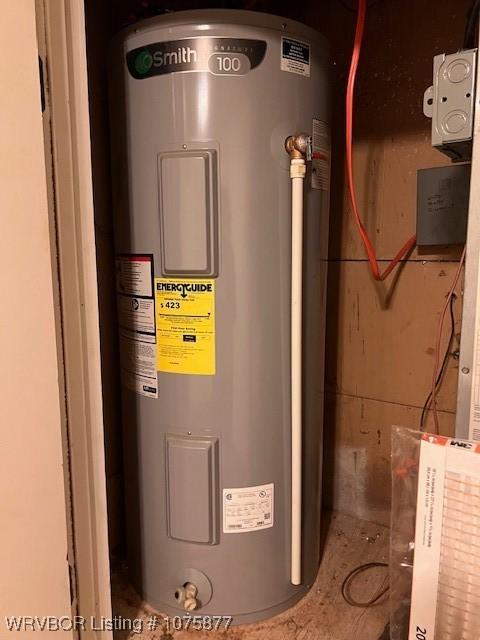 utilities featuring water heater