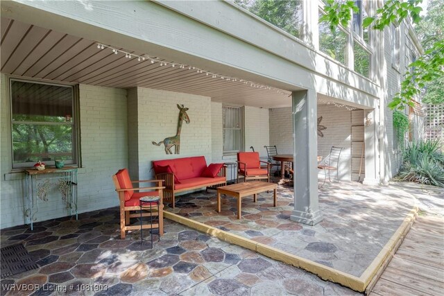 1232 Elizabeth Ln, Fort Smith, AR 72903 - view of patio featuring outdoor dining area