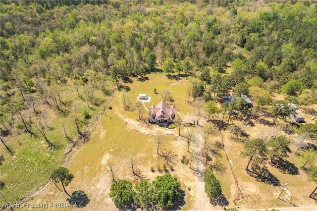 7441 Valley Creek Rd, Cecil, AR 72930 - bird's eye view with a forest view
