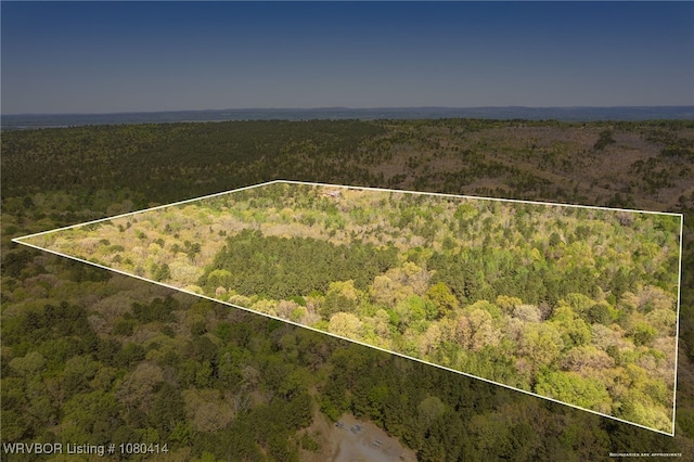 7441 Valley Creek Rd, Cecil, AR 72930 - birds eye view of property with a view of trees