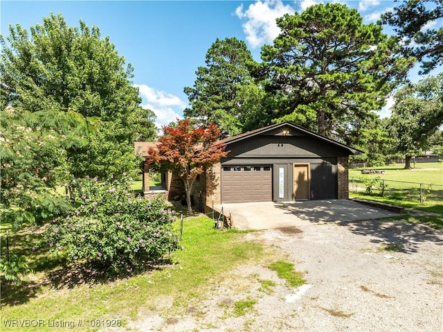 1141 Mountain Grove Ter, Alma, AR 72921 - view of front facade featuring dirt driveway and brick siding