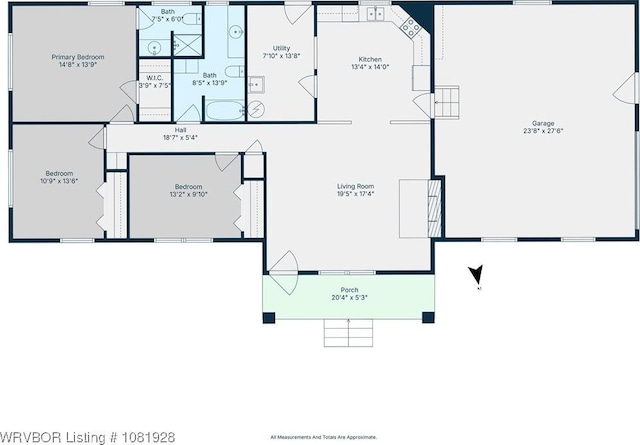 1141 Mountain Grove Ter, Alma, AR 72921 - view of property floor plan