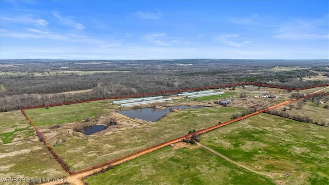 34590 Latam Ridge Rd, Shady Point, OK 74956 - aerial overview of property's location featuring property parcel outlined and a nearby body of water