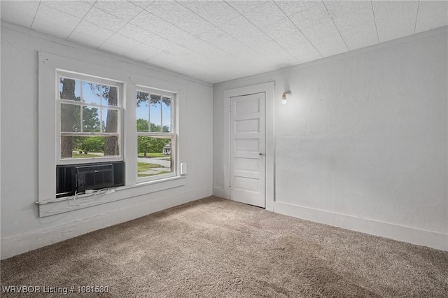 701 Witte St, Poteau, OK 74953 - spare room with carpet flooring and cooling unit
