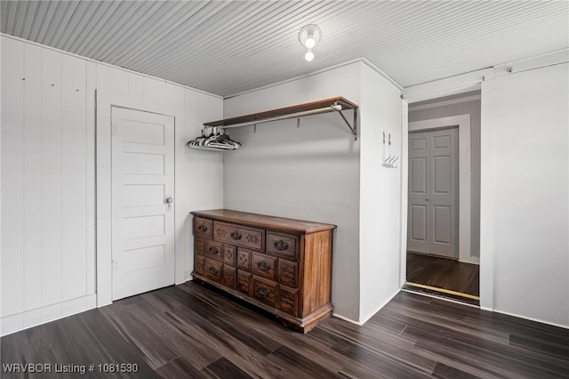 701 Witte St, Poteau, OK 74953 - walk in closet with wood finished floors