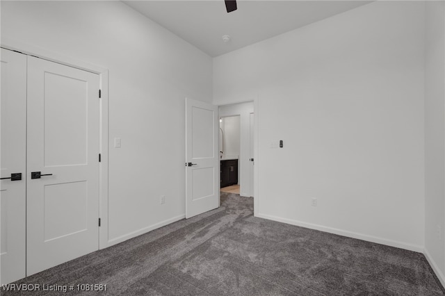 9009 Carson Way, Fort Smith, AR 72908 - unfurnished bedroom with carpet flooring, baseboards, and ceiling fan