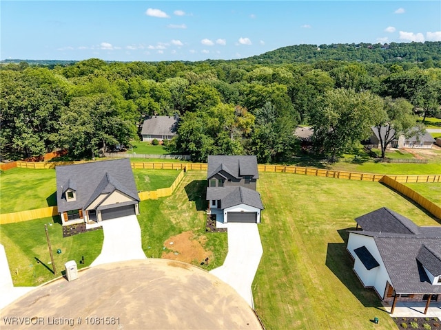 9009 Carson Way, Fort Smith, AR 72908 - aerial view of a heavily wooded area