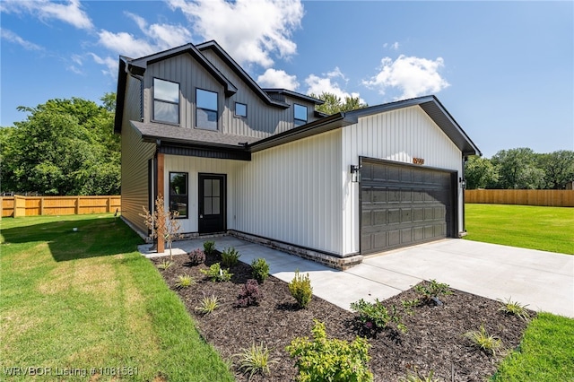 9009 Carson Way, Fort Smith, AR 72908 - modern farmhouse featuring an attached garage and board and batten siding