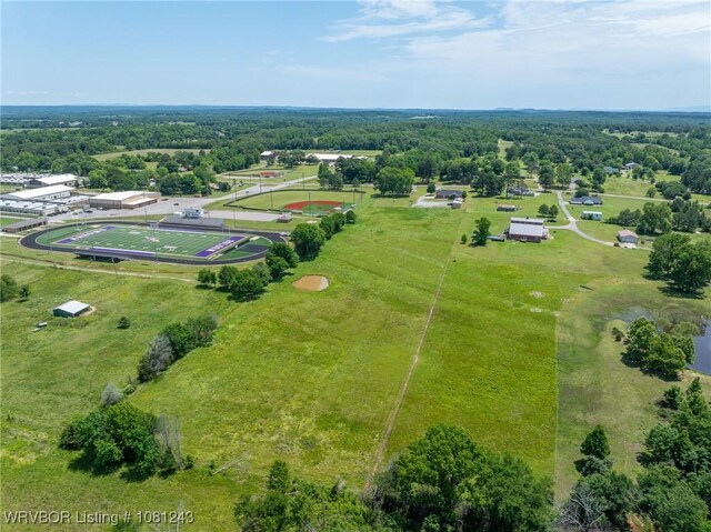 1205 S Division St, Lavaca, AR 72941 - drone / aerial view