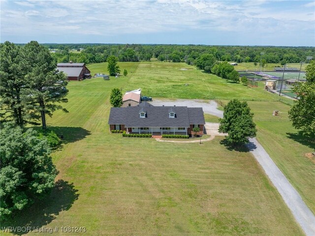 1205 S Division St, Lavaca, AR 72941 - view of rural area featuring a tree filled landscape