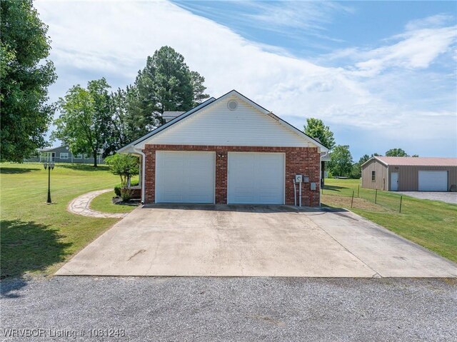 1205 S Division St, Lavaca, AR 72941 - view of detached garage