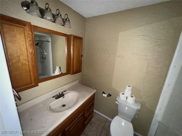 412 7th St, Barling, AR 72923 - full bathroom featuring vanity, tile patterned flooring, and a shower