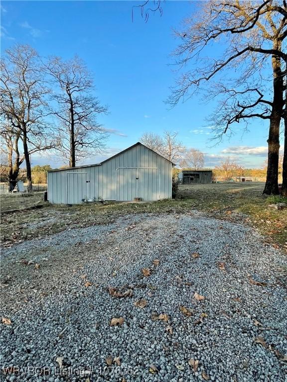 view of outbuilding