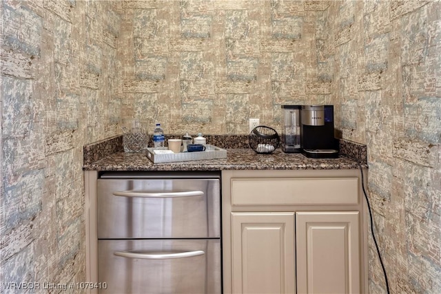 kitchen with white cabinetry