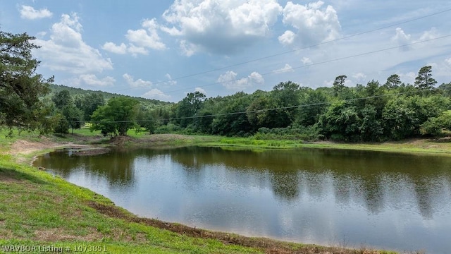 2055 Barber Rd, Booneville, AR 72927 - water view with a forest