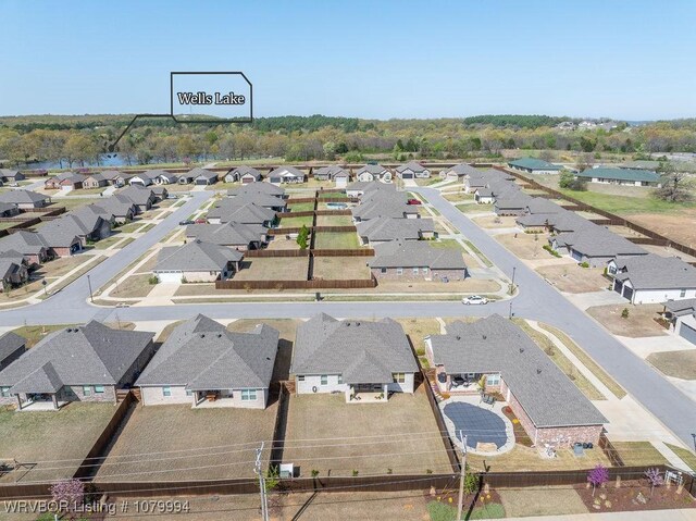 7907 Coltridge Way, Fort Smith, AR 72916 - aerial view with a residential view
