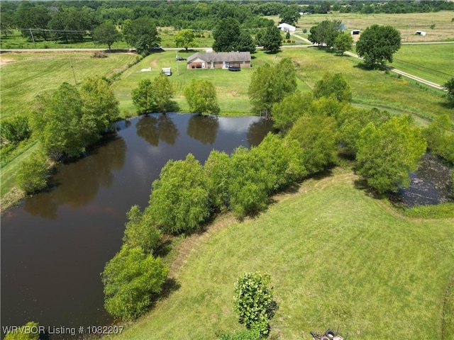104527 S 4670th Rd, Sallisaw, OK 74955 - aerial view of sparsely populated area featuring a large body of water