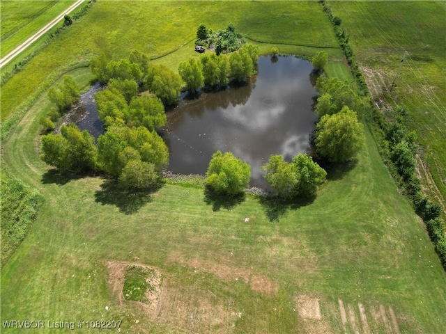 104527 S 4670th Rd, Sallisaw, OK 74955 - aerial view of sparsely populated area featuring a nearby body of water