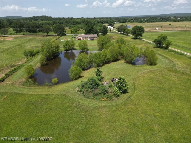 104527 S 4670th Rd, Sallisaw, OK 74955 - view of property location featuring a large body of water and rural landscape