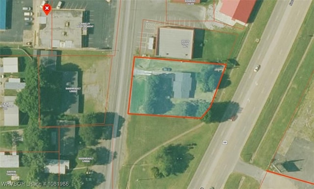 807 S 2nd St, Stilwell, OK 74960 - aerial map of property and surrounding area featuring property parcel outlined