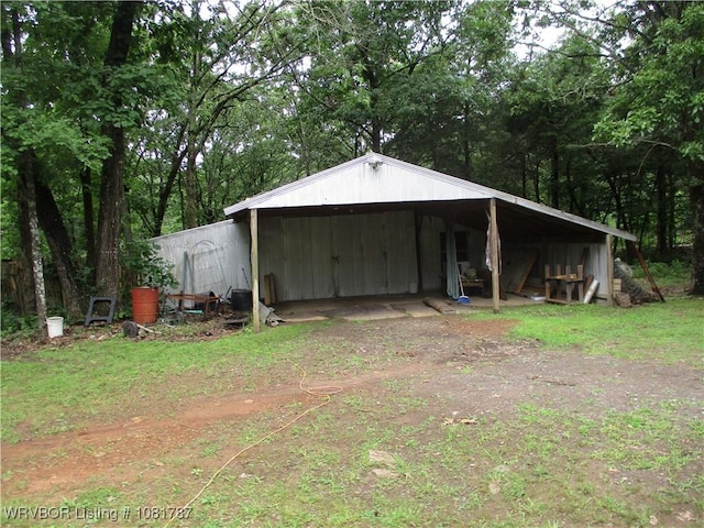 15632 Pink Twist Rd, Ozark, AR 72949 - view of pole building featuring a carport