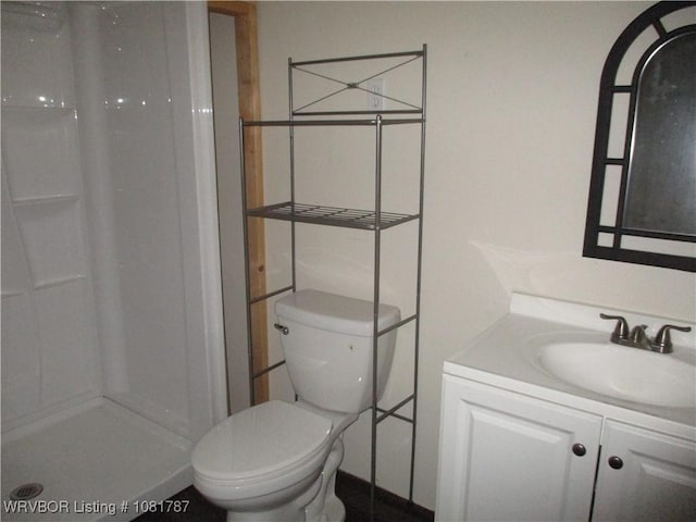 15632 Pink Twist Rd, Ozark, AR 72949 - bathroom with vanity and a stall shower