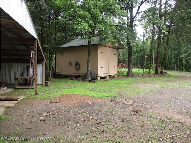 15632 Pink Twist Rd, Ozark, AR 72949 - view of yard featuring an outdoor structure